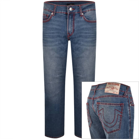 True Religion Ricky Big T NF Straight Jeans Blue | Mainline